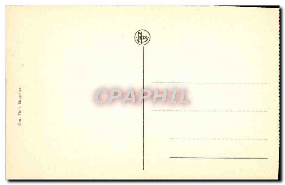 Tervueren - Musée du Congo Belge — Entrée principale — éditeur Thill, Bruxelles — Rückseite