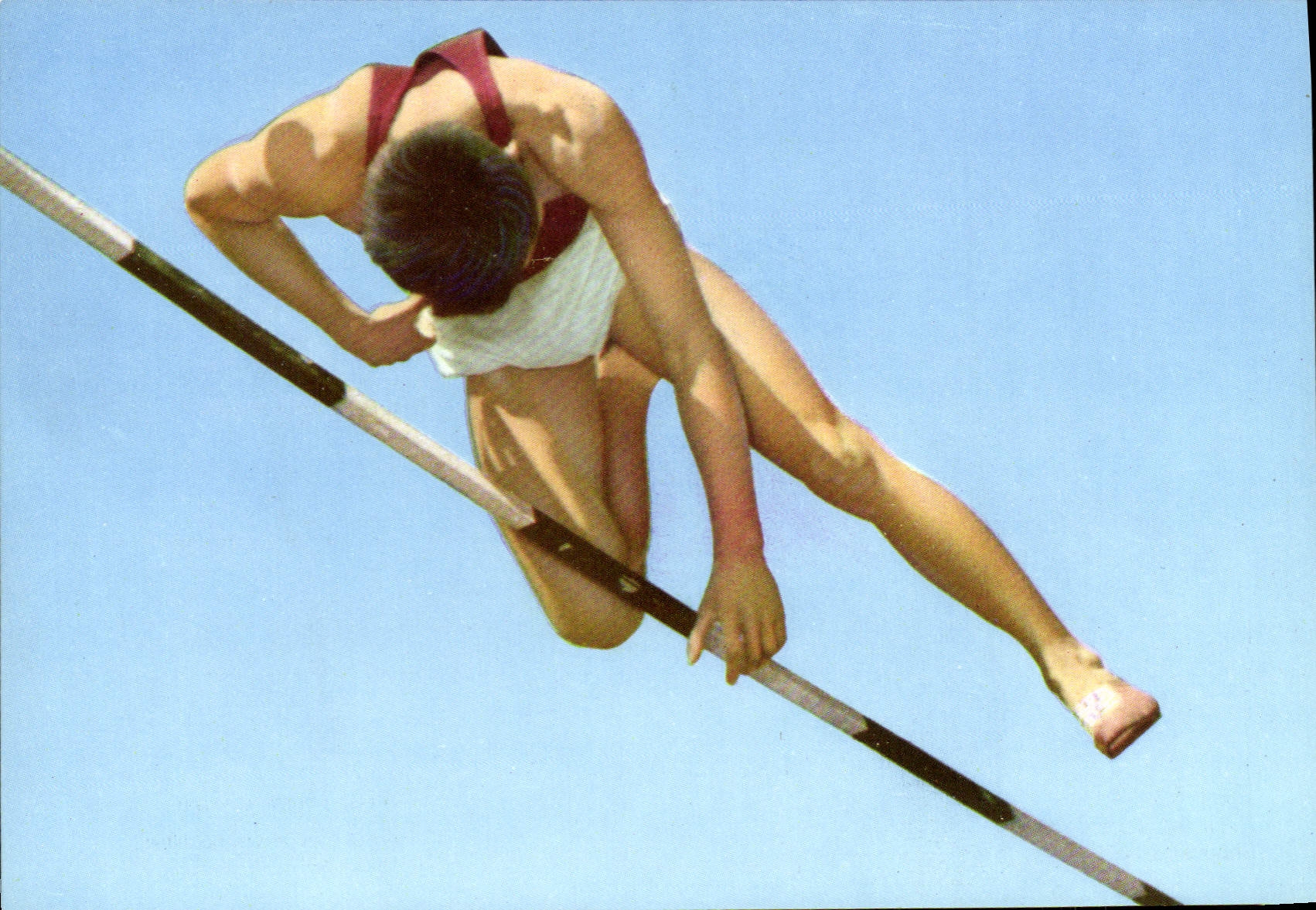 CPA Clearing A New Height Sport en Chine China Saut en hauteur Athletisme