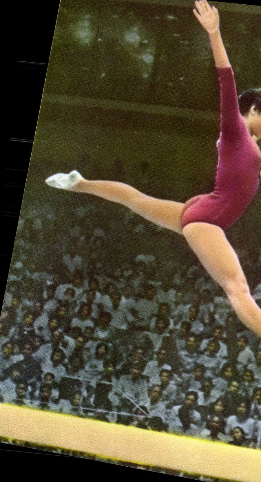 Gymnaste en saut enjambé — Édition des Éditions Sportives du Peuple, Paris, 1959