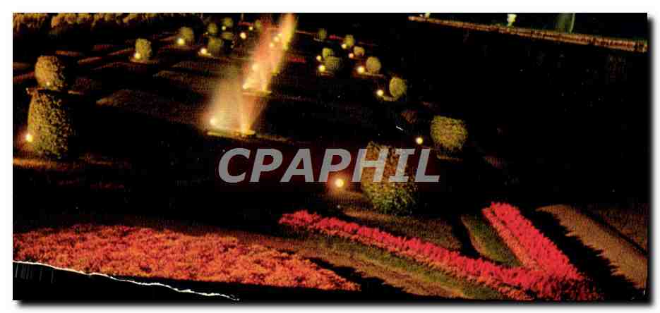 CPM Chateau Du Lude Son Lumiere Et Spectacle Les Jardins illumines 