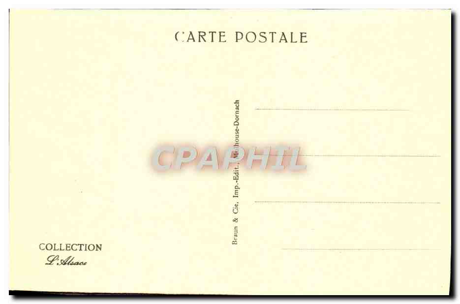 CPA Saverne Le Chateau Vu Des Jardins — Verso