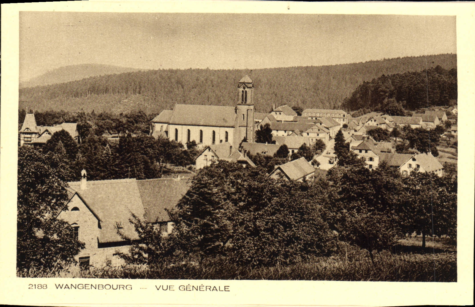 CPA Wangenbourg Vue Generale