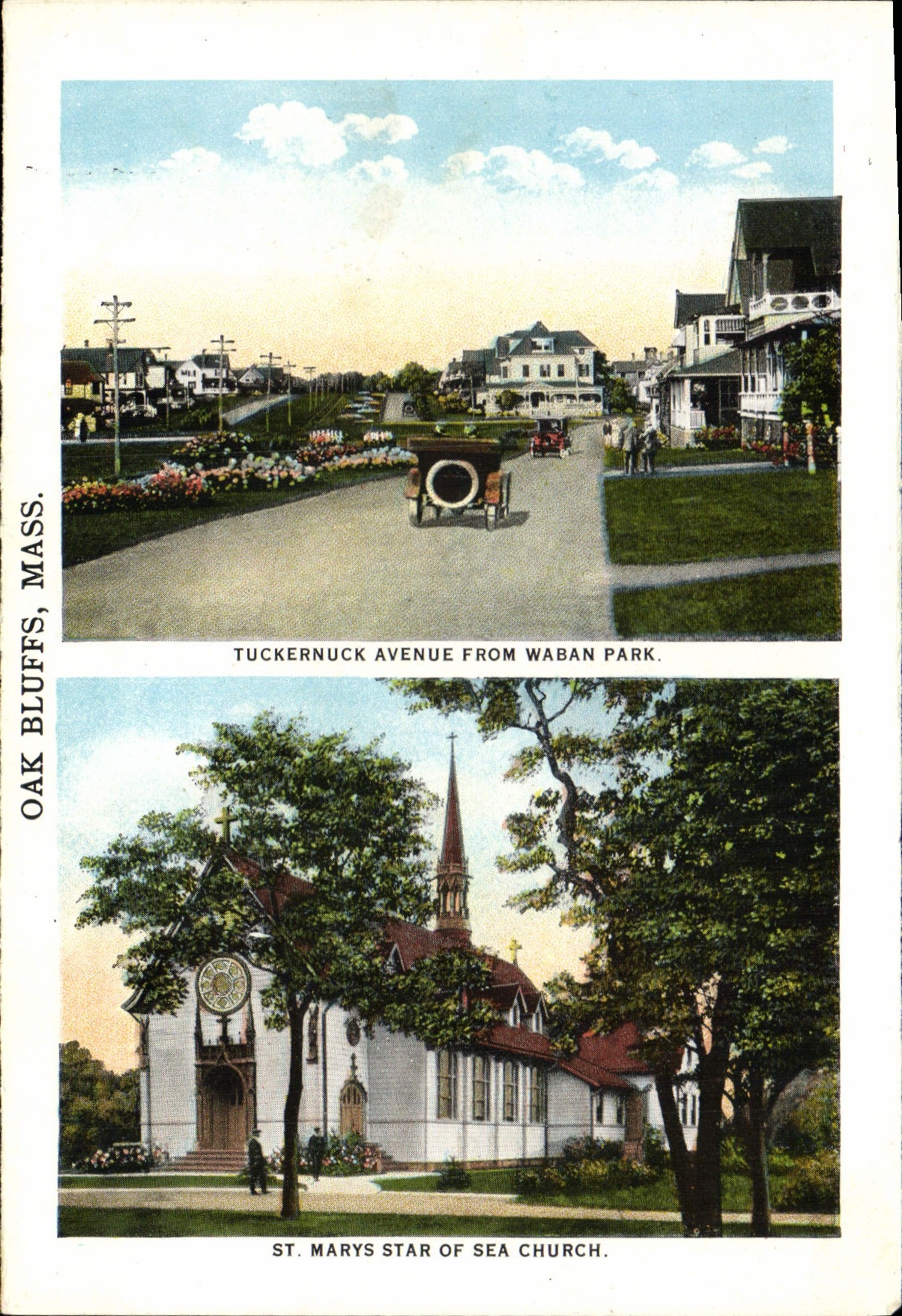 CPA Tuckernuck Avenue From Waban Park St Marys Star Of Sea Church