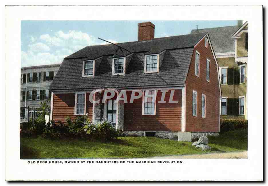 CPA St Joseph's Church Old peck House  — Rückseite