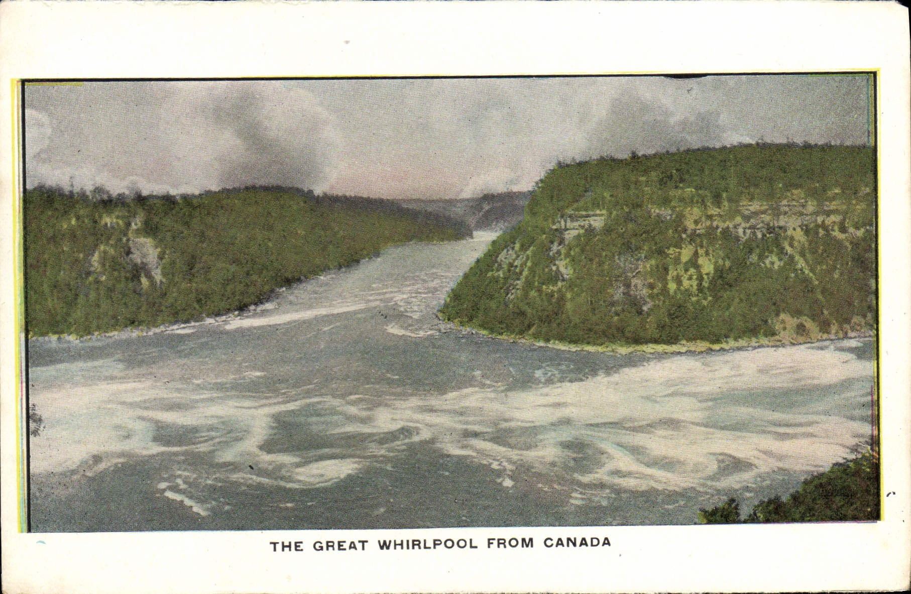 CPA The Great Whirlpool From Canada Niagara FAlls