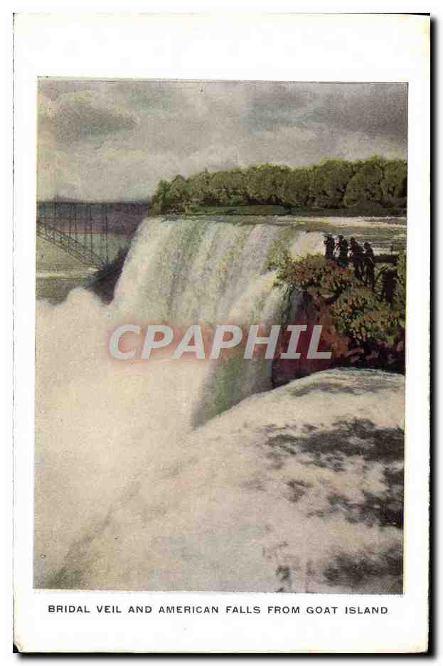 CPA The Great Whirlpool From Canada Niagara FAlls — Rückseite