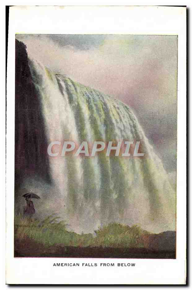 CPA Horseshoe Falls From Canada Niagra Falls — Rückseite