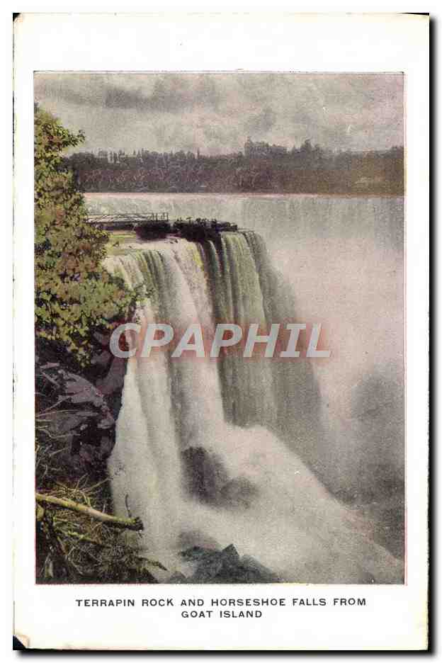 CPA Whirlpool Rapids G T R And M C R Railroad Bridges Niagara Falls — Rückseite