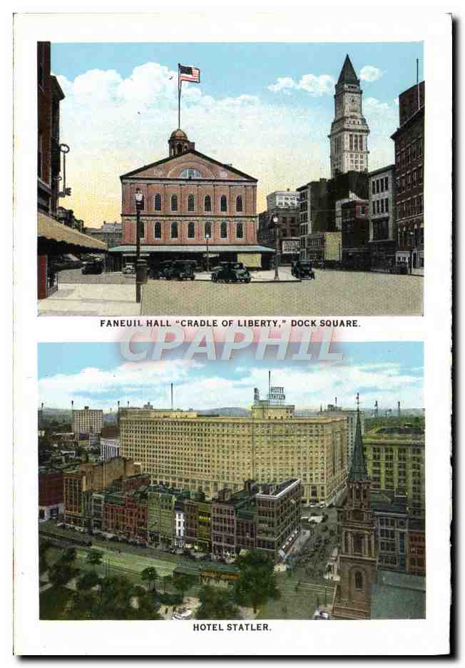 CPA Faneuil Hall Cradle Of Liberty Dock Square Hotel Statler