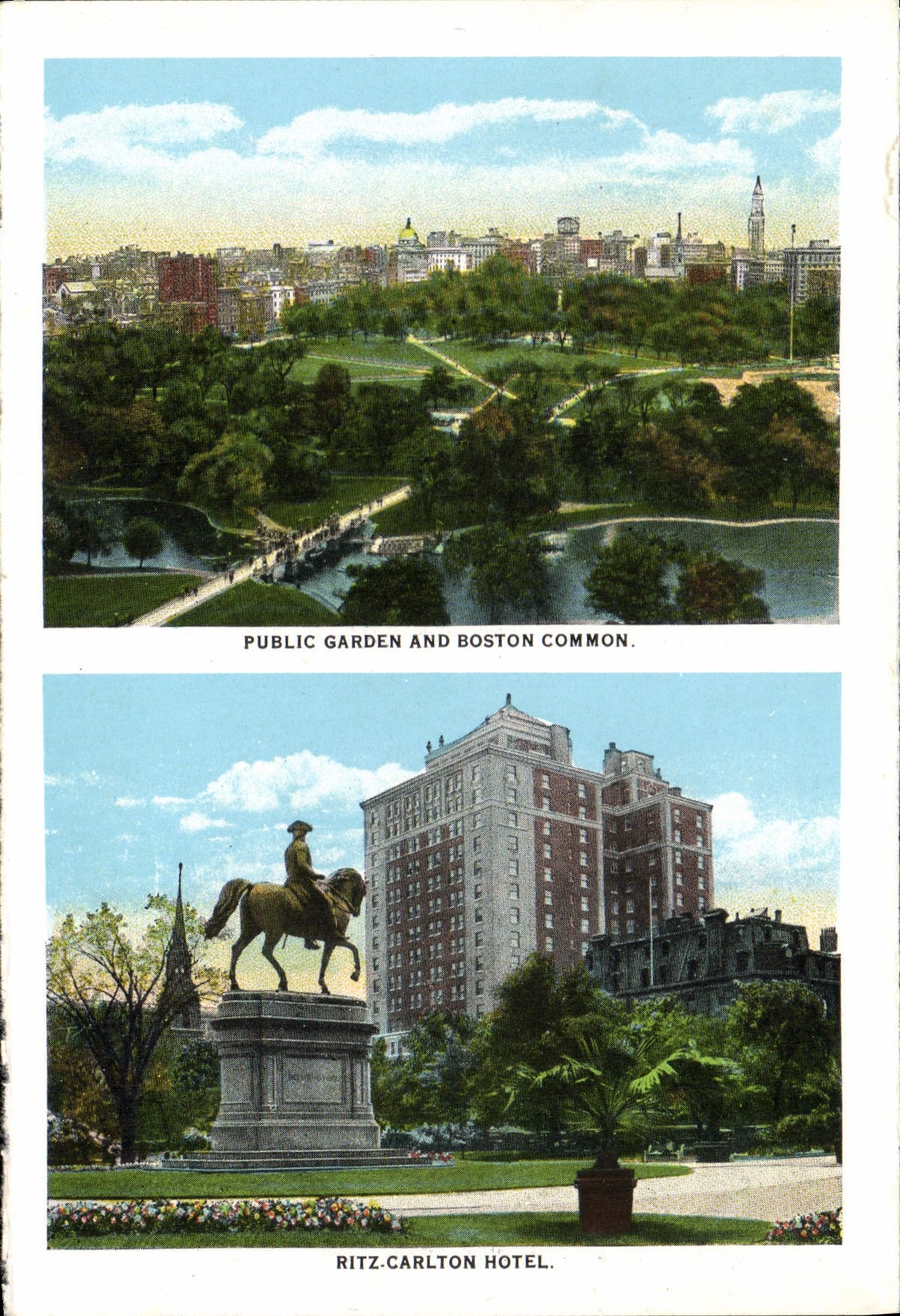 CPA Public Garden And Boston Common Ritz Carlton Hotel State House West Boston Bridge Charles River Basin