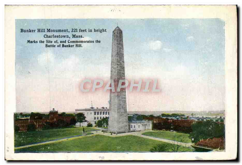 CPA Bunker Hill Monument Charlestown Mass State house