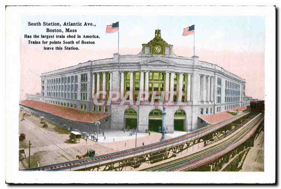 CPA Faneuil Hall Boston Mass South station Atlantic Ave — Rückseite