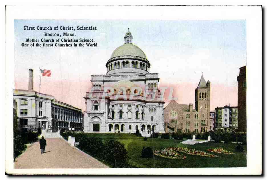 CPA First Church Of Christ Scientist Boston Mass Scollay Square 
