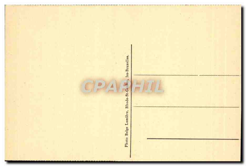 CPA Spa Les Bains Le Casino Et La Rue Royale Tramway — Rückseite