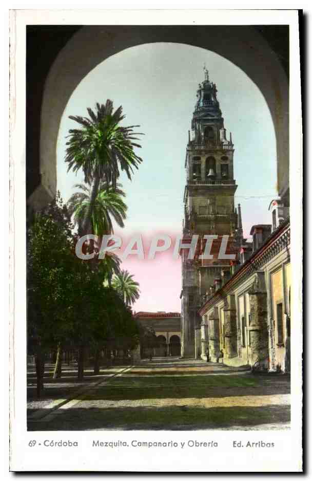 CPA Cordoba Mezquita Campanario Y Obrerfa