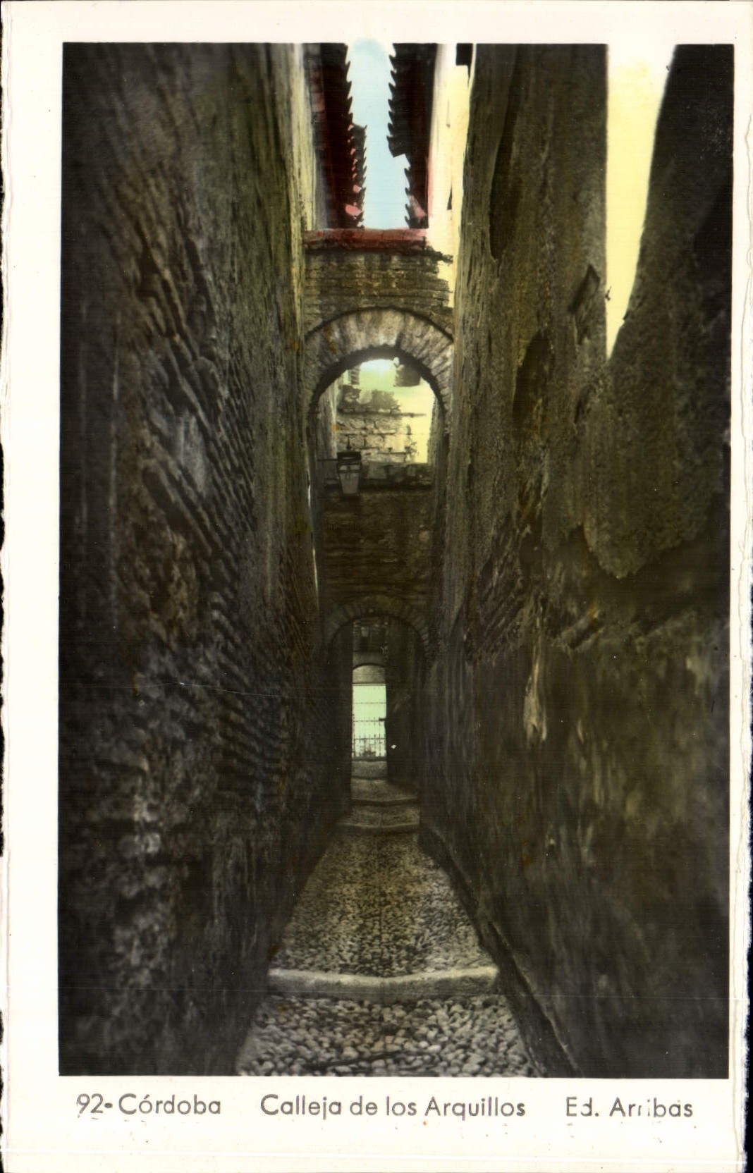 CPA Cordoba Calleja De Los Arquillos