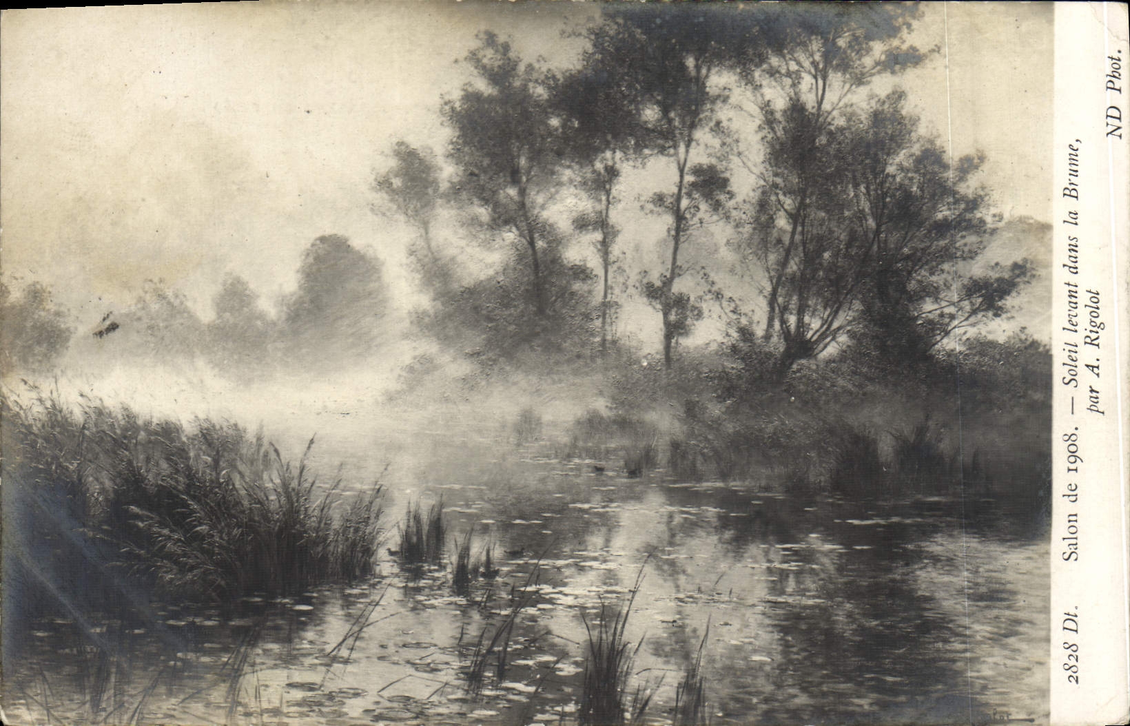 CPA Salon De 1908 Soleil Levant Dans La Brume Rigolot