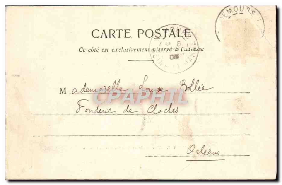 CPA Montereau Confiuent De La Seine Et De l'Yonne Bateaux — Rückseite