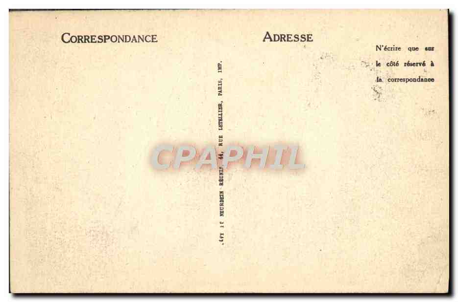 CPA Paris L'Eglise St Germain l'Auxerrois Porche Exterieur — Rückseite