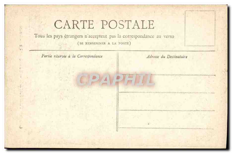 CPA Paris Notre Dame — Verso