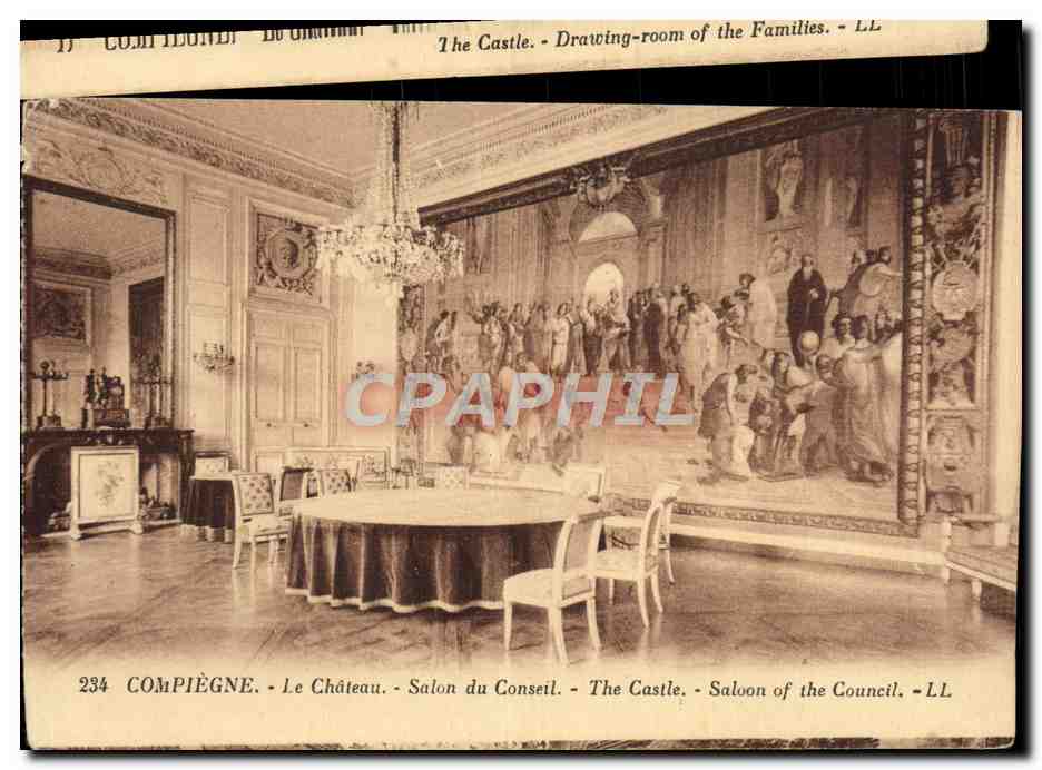 Compiègne - Le Château - Salon du Conseil — LL