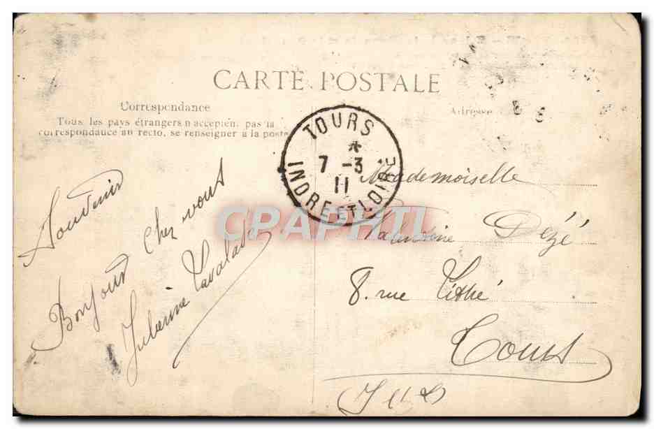 CPA Paris Ecluse De La Monnaie E Le Pont Neuf — Verso