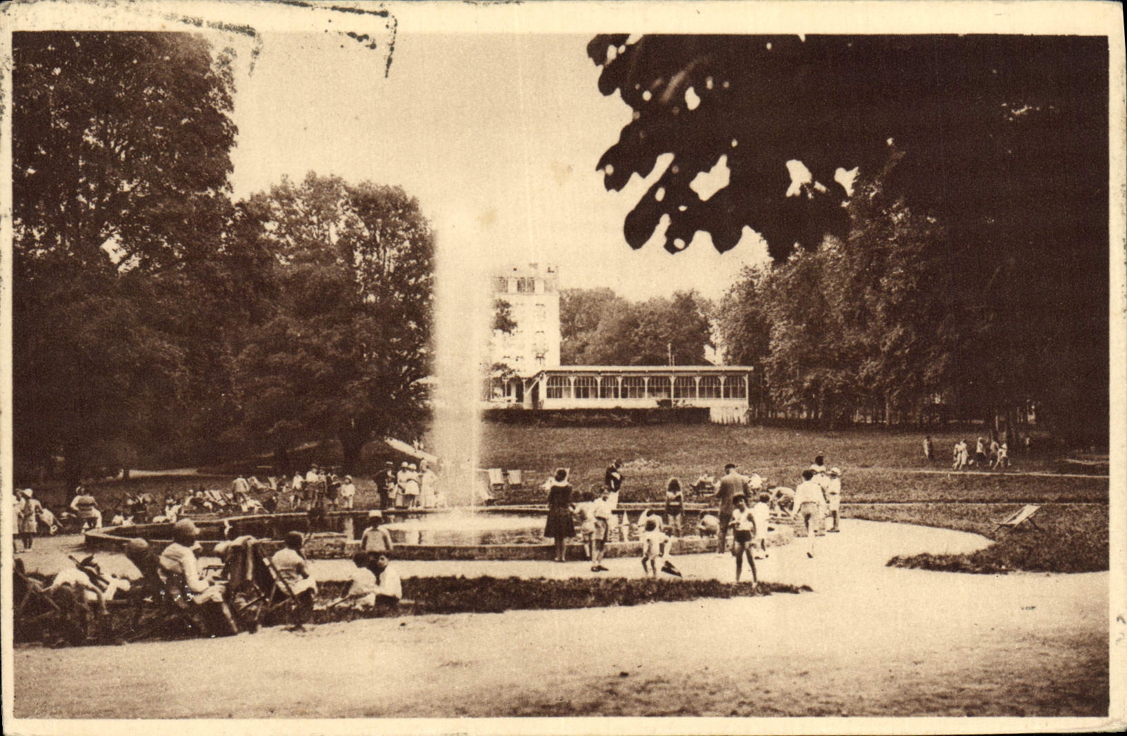 Saint-Honoré-les-Bains — The Park — The Children's Corner — Imp. d'Art Pierre Lattès, Paris