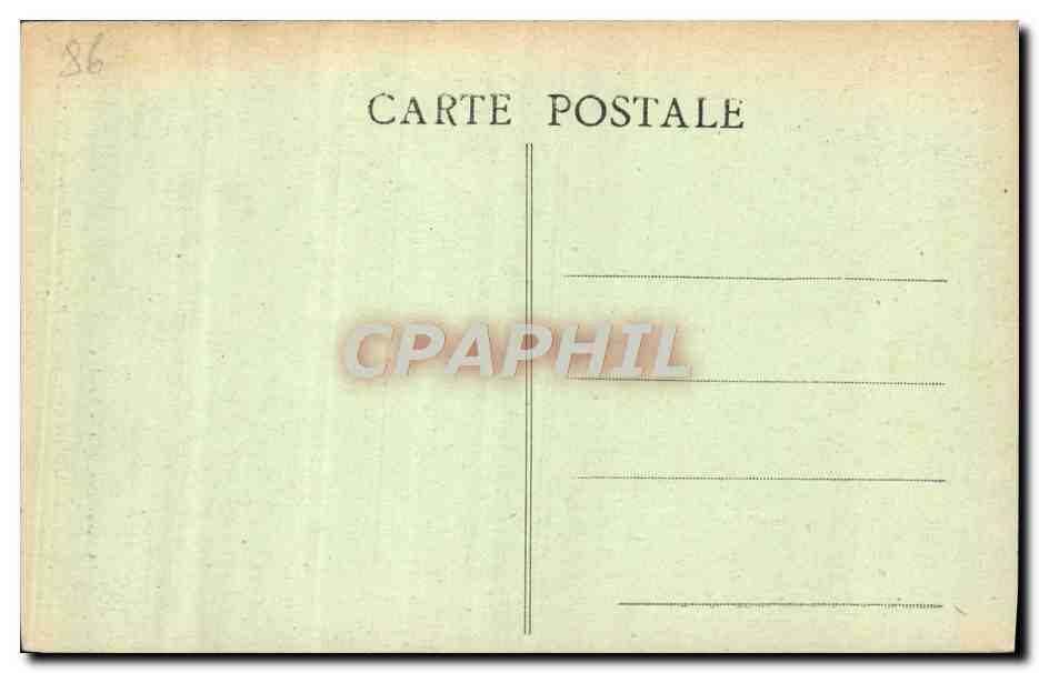 CPA Loudun Portail De l'Eglise Du Martray — Back