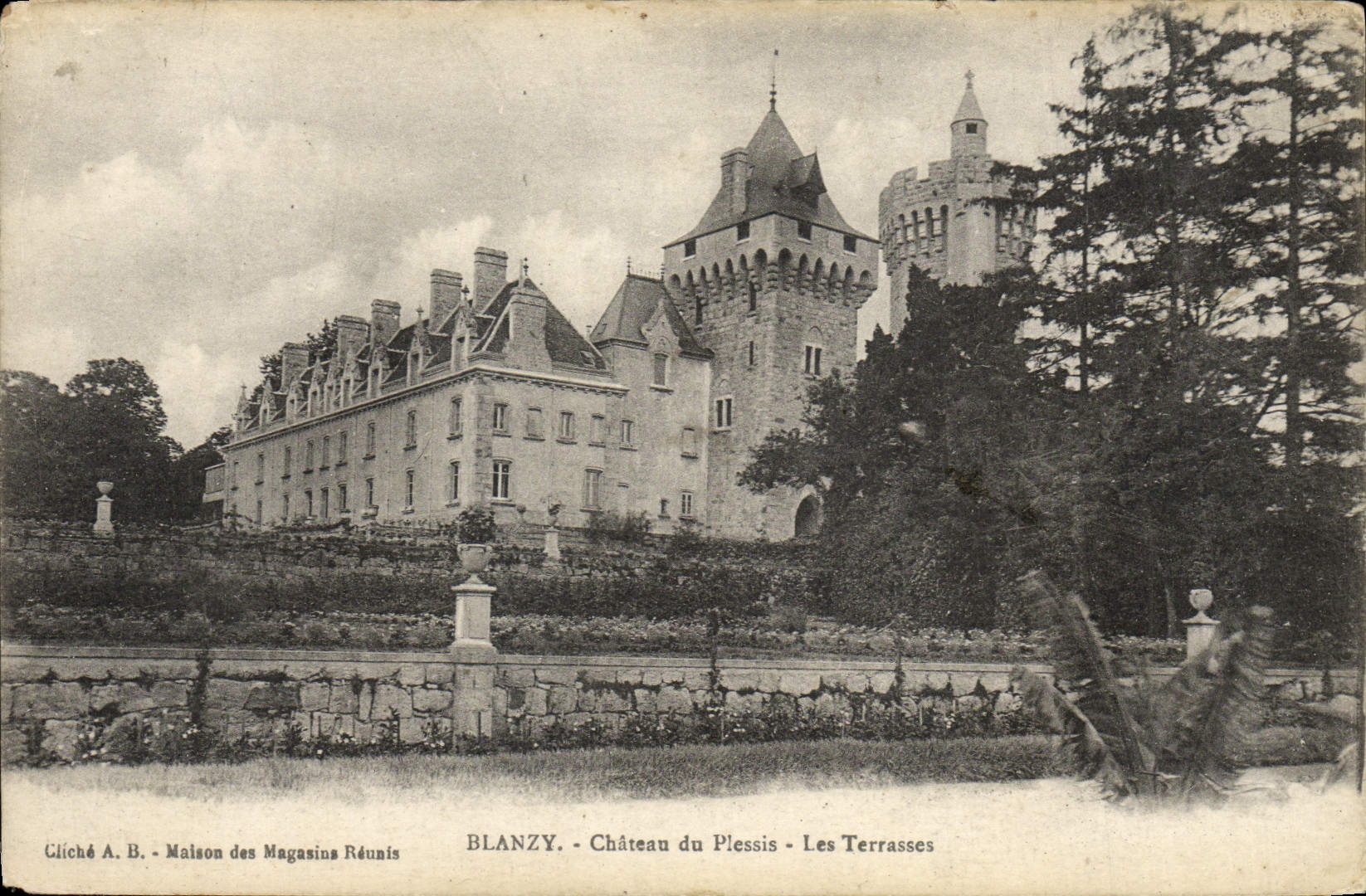 Blanzy - Château du Plessis - Les Terrasses — Maison des Magasins Réunis