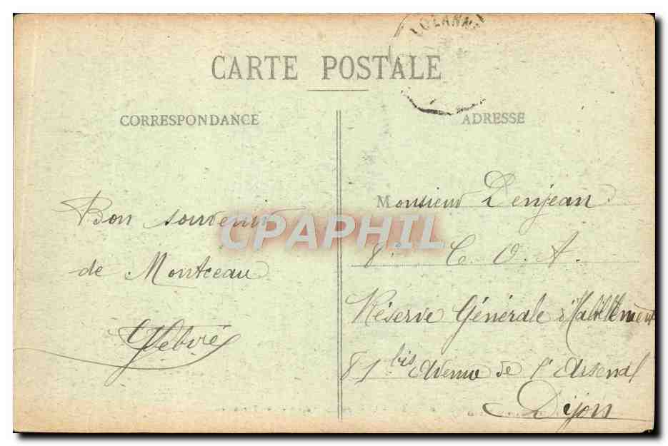 Blanzy - Château du Plessis - Les Terrasses — Maison des Magasins Réunis — Rückseite