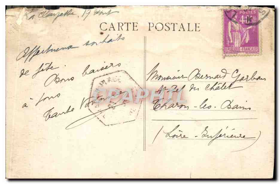 CPA La Clayette Le Pont Levis Du Chateau Et un Coin Du Parc — Reverso