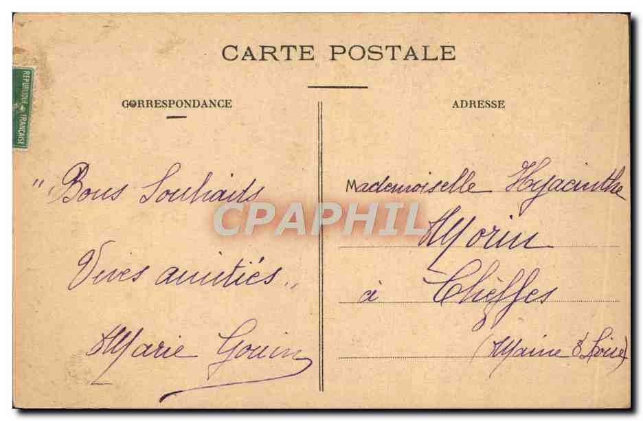 CPA La Causette Femmes Enfants — Rückseite