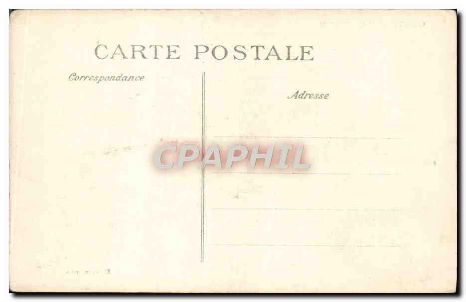 CPA Controle Commun Paris  — Rückseite