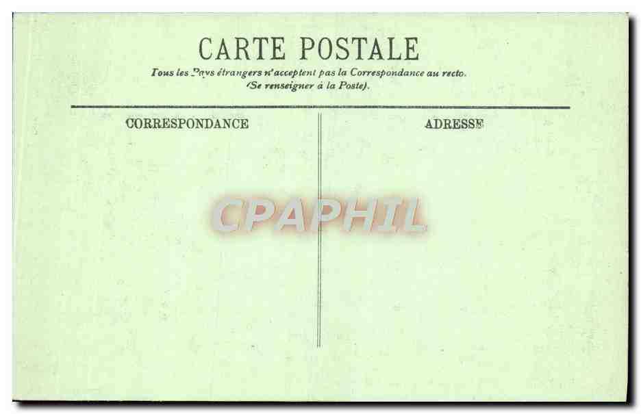 CPA Versailles Le Grand Trianon La Chambre A Coucher De La Reine D'Angleterre — Verso