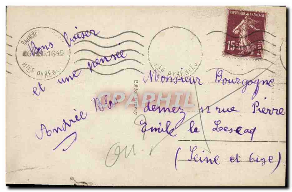 Het Goulet d'Arize en het Pic du Midi — Bagnères-de-Bigorre — Edities Pyrénées — Achterkant