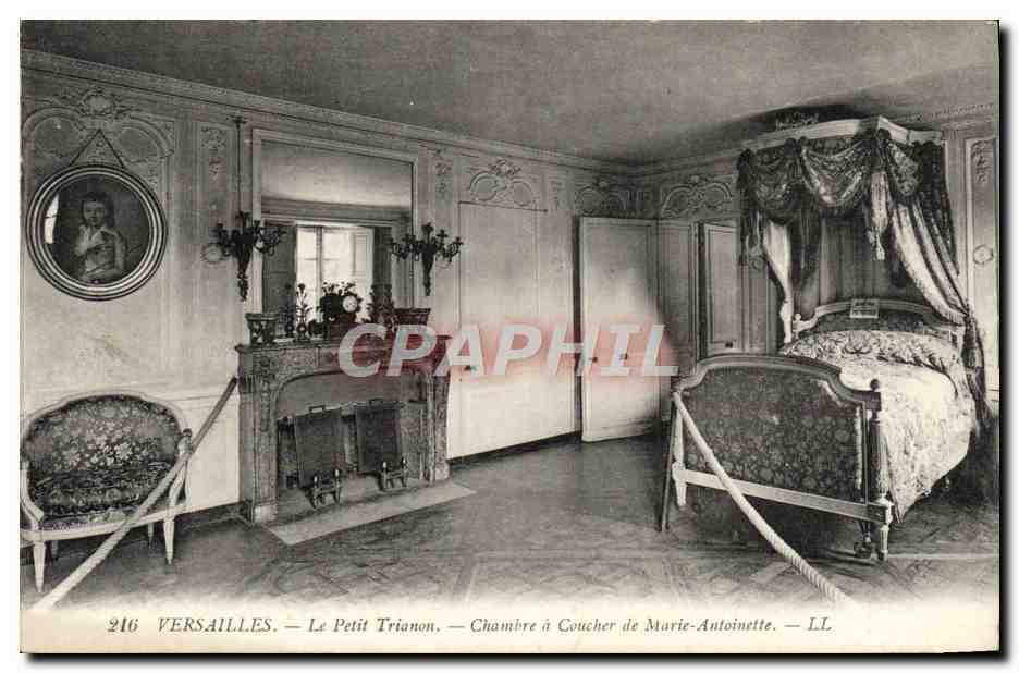 CPA Versailles Le Petit Trianon Chambre A Coucher De Marie Antoinette