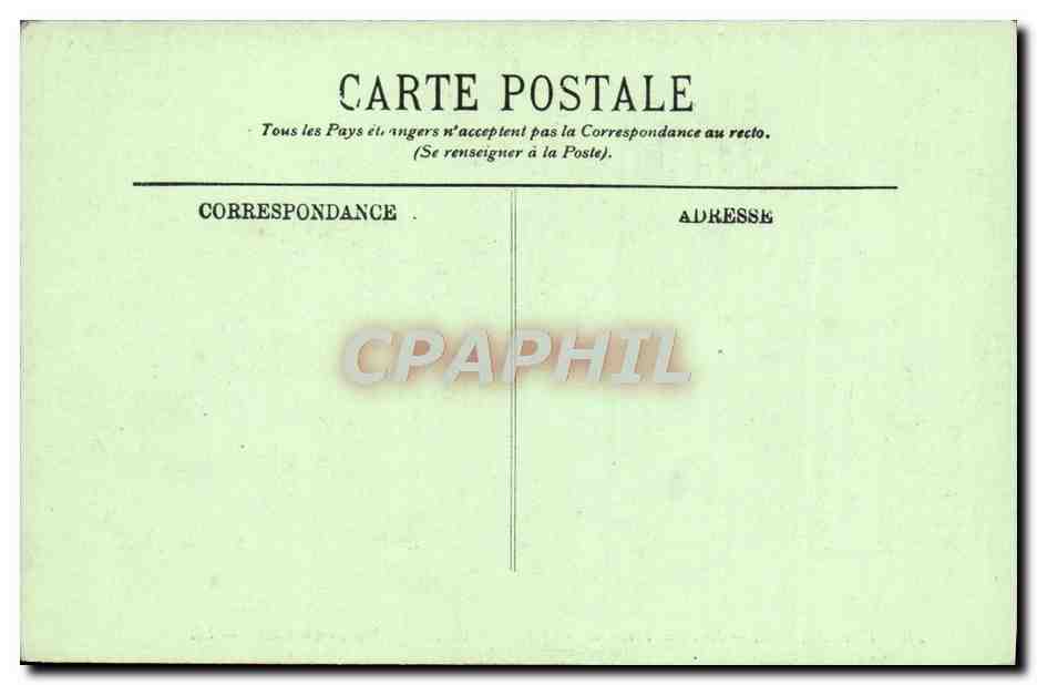 CPA Versailles Le Petit Trianon Chambre A Coucher De Marie Antoinette — Verso