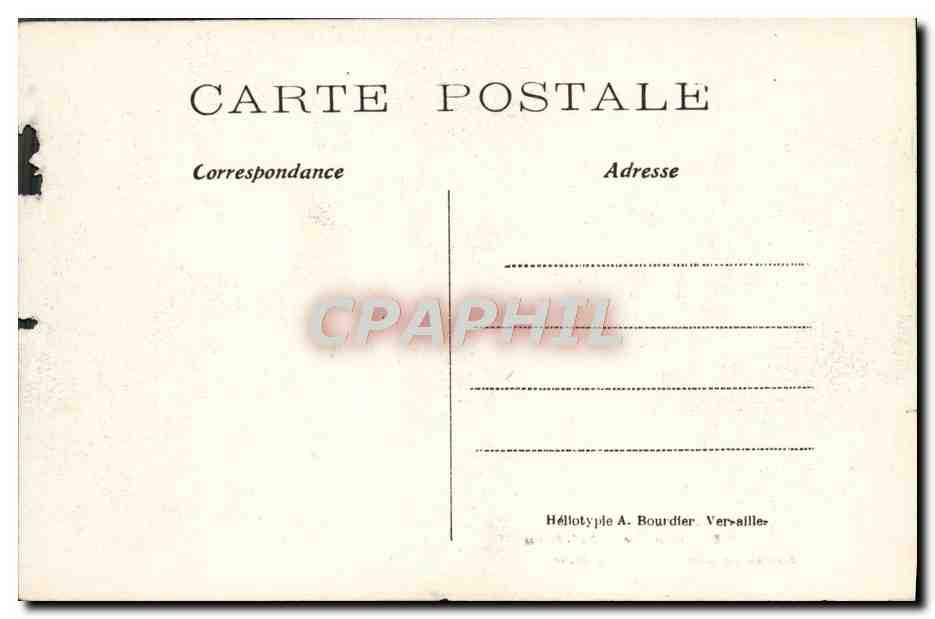 CPA Versailles Palais Du Grand Trianon Grande Galerie Des Fetes — Verso