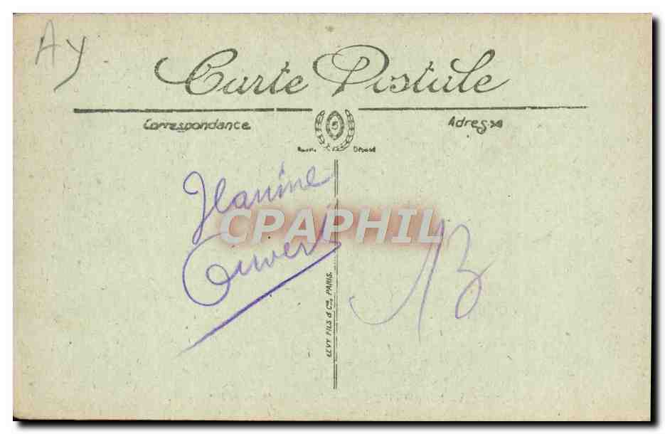 CPA Le Mont Dore Vue Generale La Vallee De La Dogne Et Le Capucin — Verso