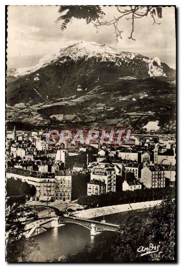 CPM Les Belles Alpes Francaises Grenoble Vue Sur Le Ville Et Le Moucherotte
