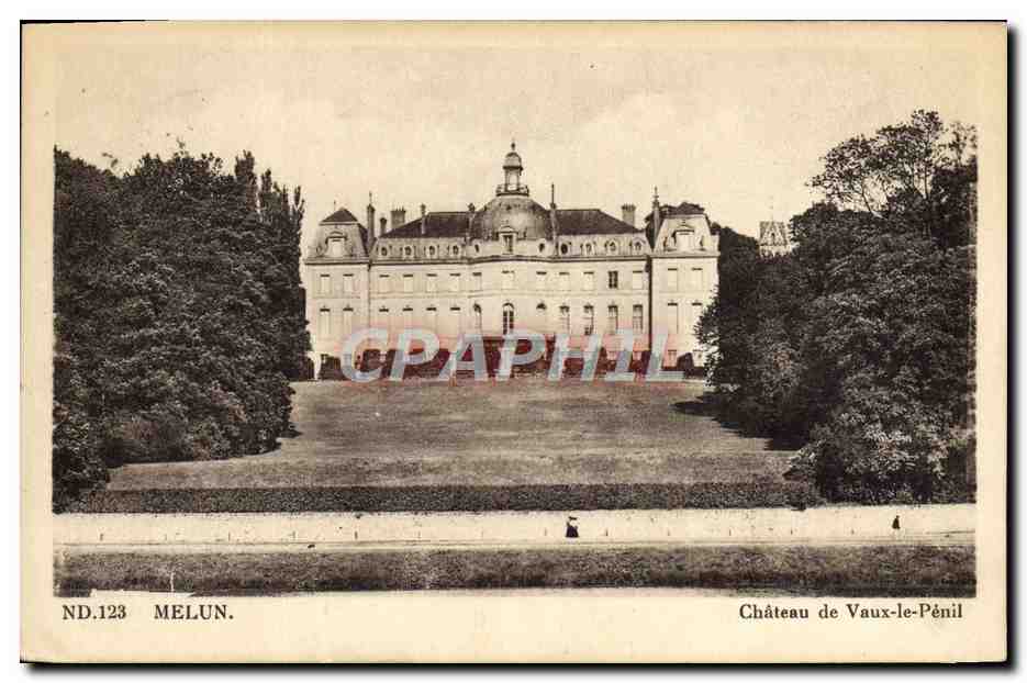 CPA Melun Chateau De Vaux Le Penil