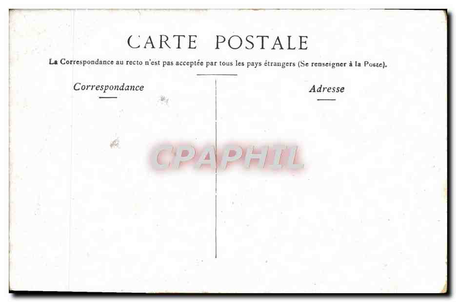 CPA Angers La Statue Du Roi Rene Et Le Chateau — Rückseite