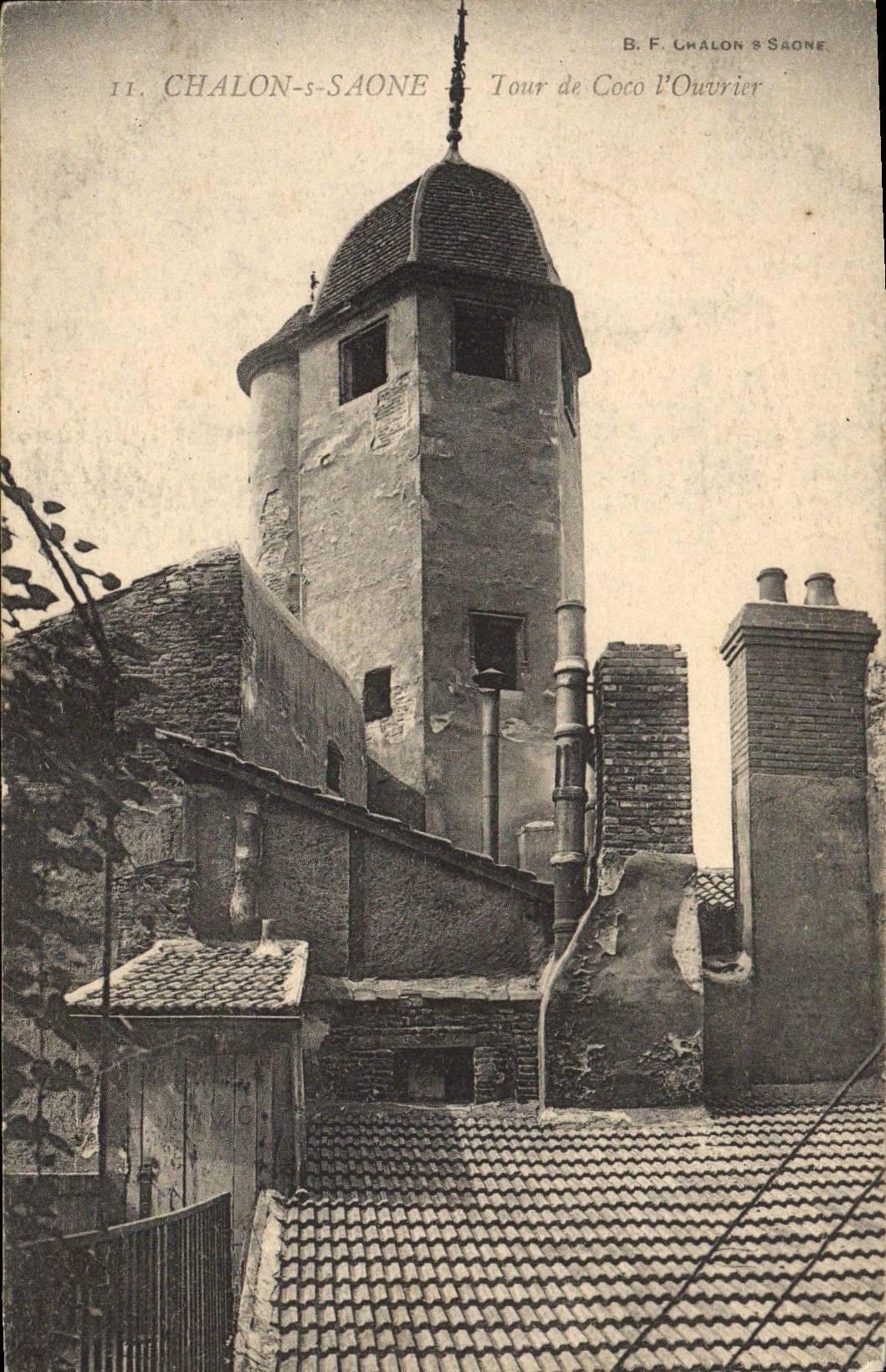 CPA Chalon Sur Saone Tour De Coro l'ouvrier