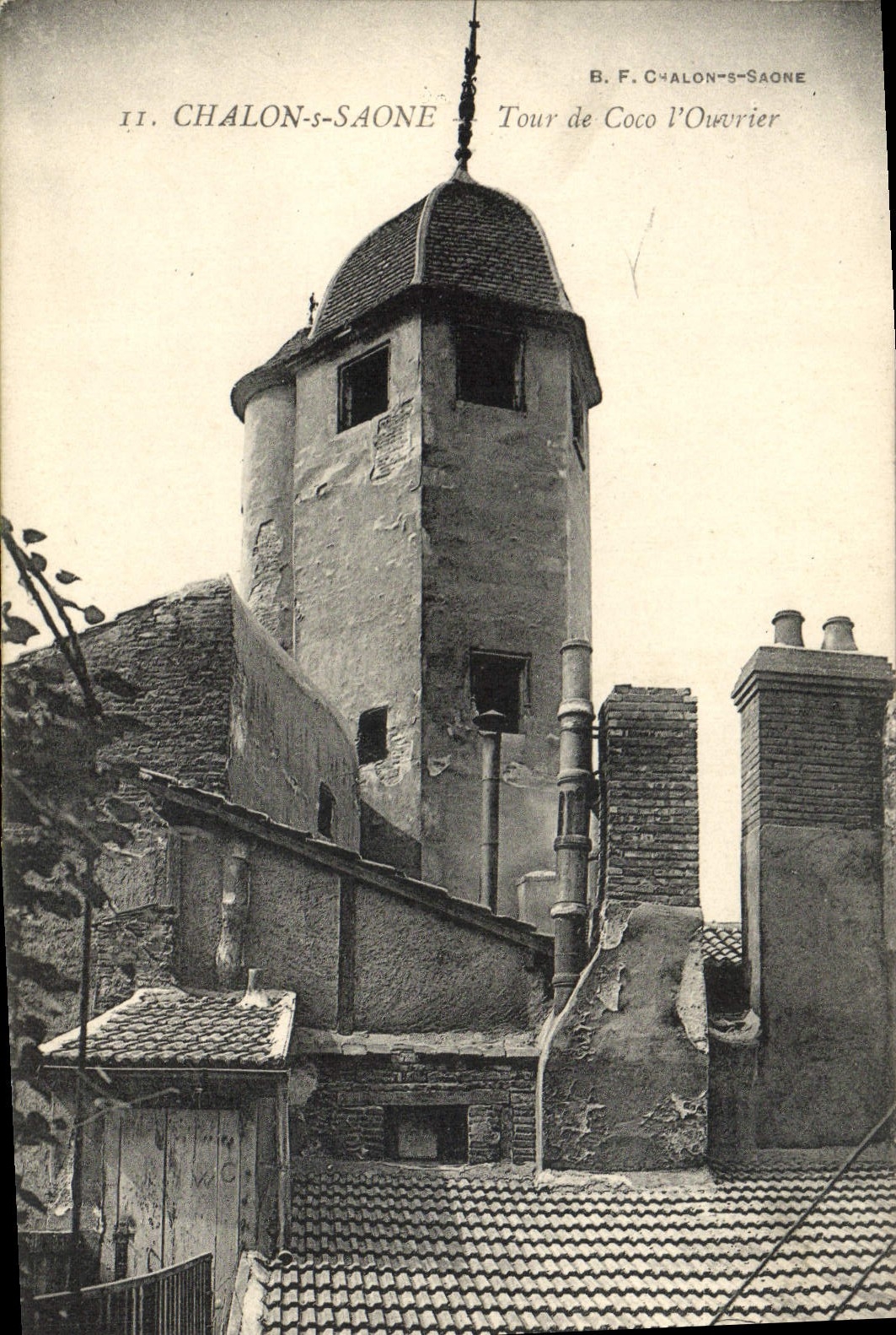 CPA Chalon Sur Saone Tour De Coro l'ouvrier