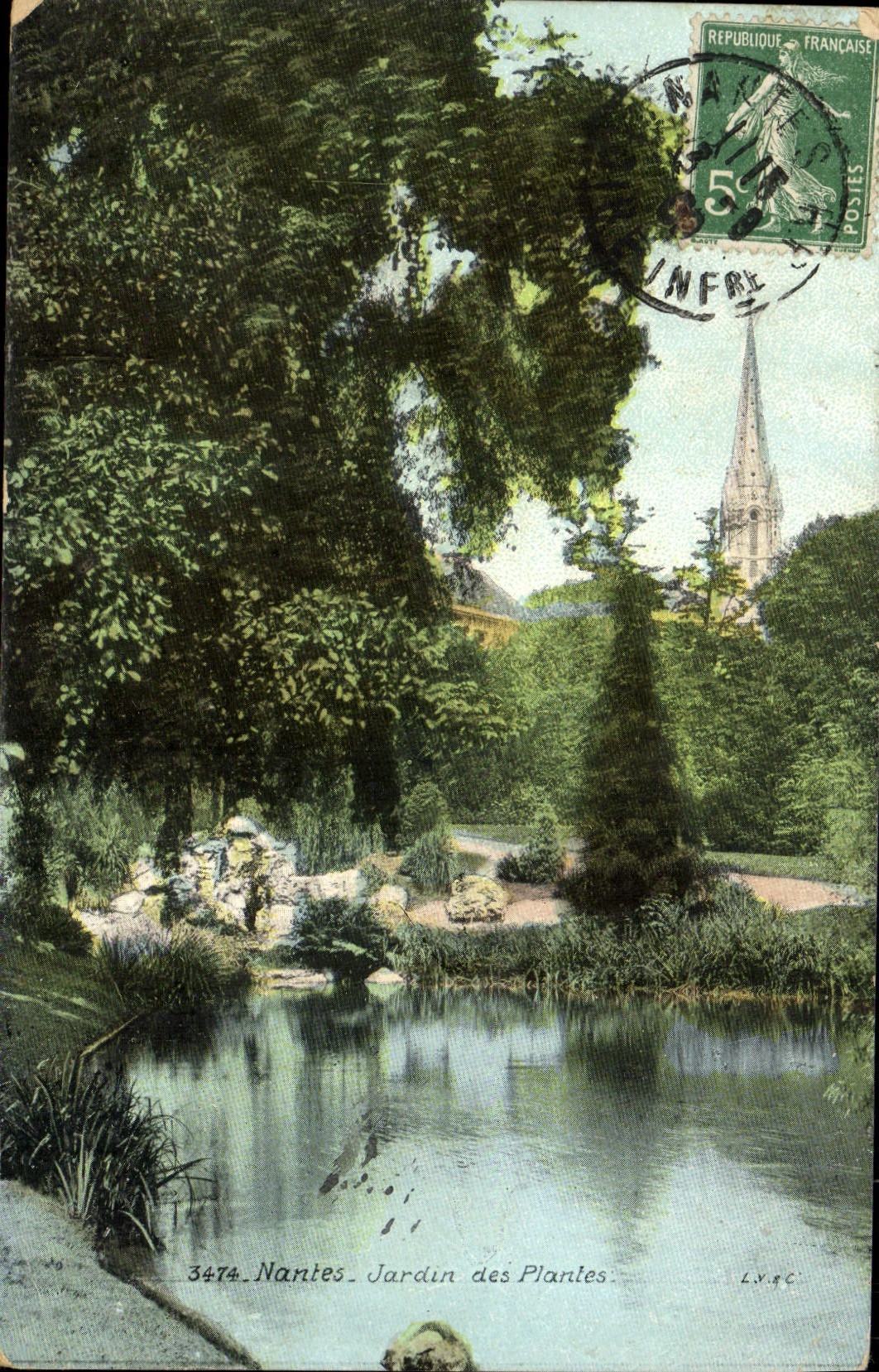 CPA Nantes Jardin Des Plantes