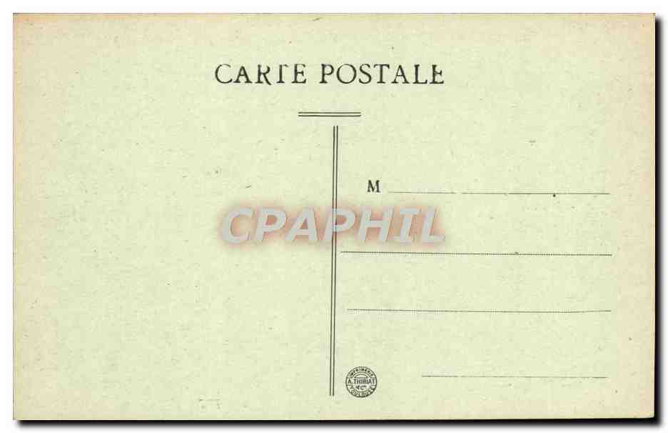 CPA Le Cantal Pittoresque Ayrons Chateau De Clavieres Ayrens — Back