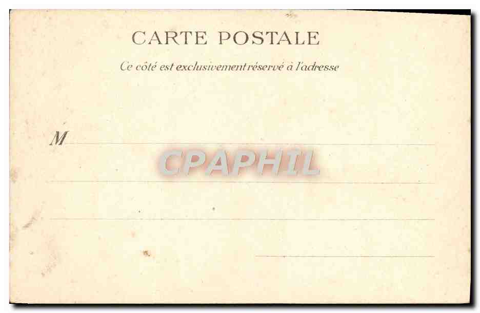 CPA Cannes L'Iles Sainte Marguerite — Verso