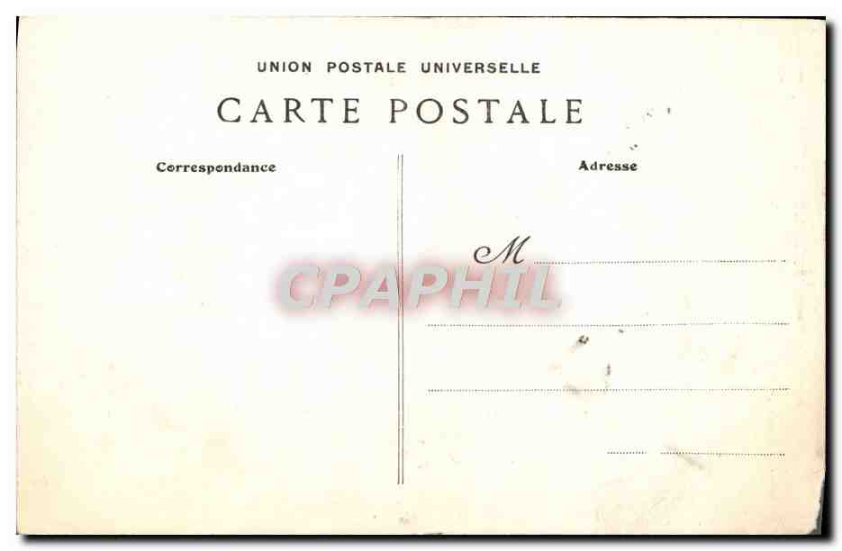 CPA L'Autel Privilegie De Sainte Anne La Palue — Rückseite
