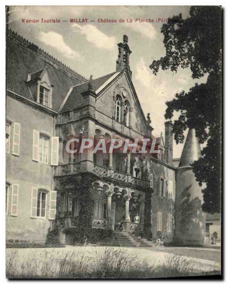 CPA Morvan Touriste Millay Chateau De La Planche