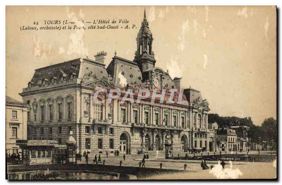 CPA Tours L'Hotel De Ville 